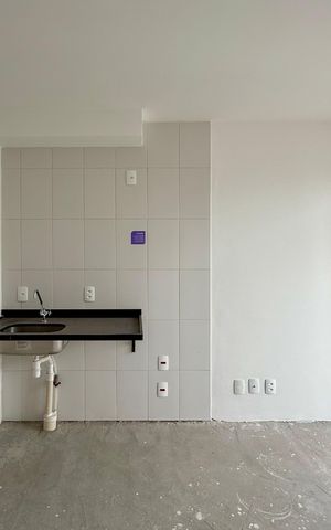 Apartamento à venda com 27m², 1 quarto e sem vaga Apartamento à venda com 27m², 1 quarto e sem vagaCozinha