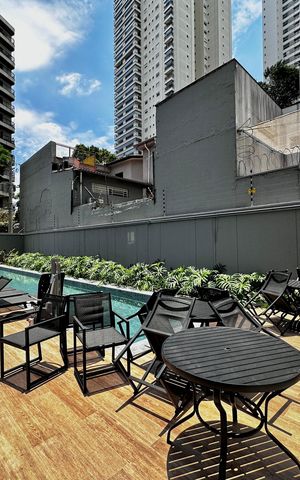 Apartamento à venda com 27m², 1 quarto e sem vaga Apartamento à venda com 27m², 1 quarto e sem vagaPiscina