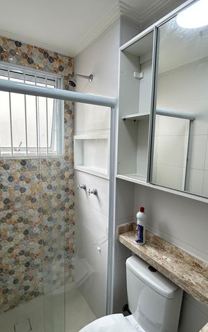 Apartamento à venda com 45m², 2 quartos e sem vagaBanheiro