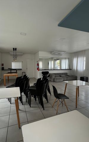 Apartamento à venda com 45m², 2 quartos e sem vagaÁrea comum - Salão de festas