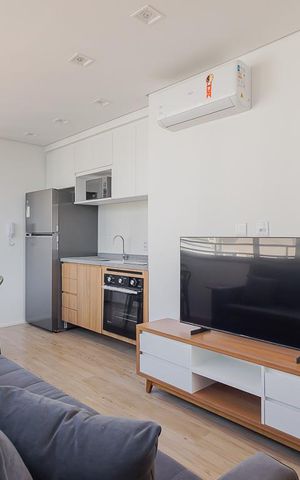 Studio à venda com 35m², 1 quarto e 1 vagaStudio
