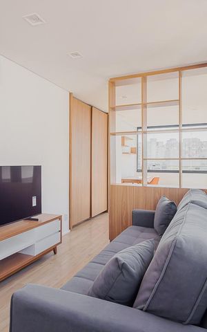 Studio à venda com 35m², 1 quarto e 1 vagaStudio