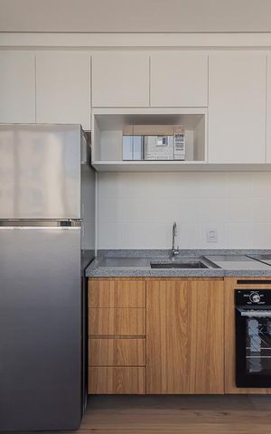 Studio à venda com 35m², 1 quarto e 1 vagaCozinha