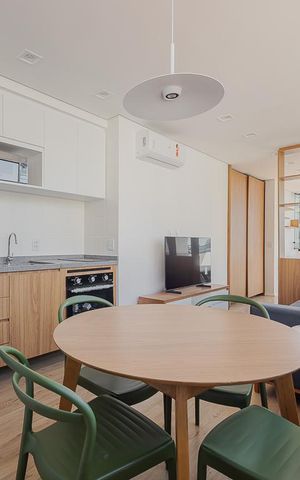 Studio à venda com 35m², 1 quarto e 1 vagaCozinha