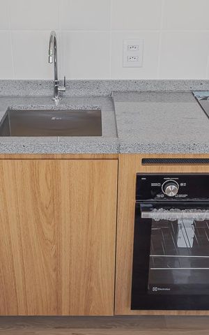 Studio à venda com 35m², 1 quarto e 1 vagaCozinha