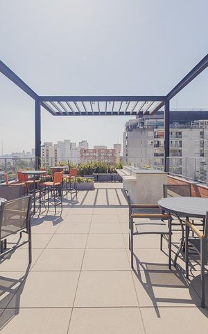 Studio à venda com 35m², 1 quarto e 1 vagaTerraço