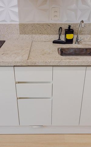 Studio para alugar com 25m², 1 quarto e sem vagaCozinha