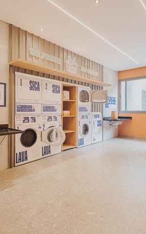 Studio para alugar com 25m², 1 quarto e sem vagaÁrea comum - Lavanderia