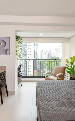 Apartamento para alugar com 27m², 1 quarto e sem vaga Apartamento para alugar com 27m², 1 quarto e sem vagaStudio