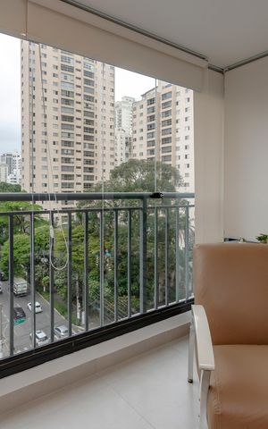 Apartamento para alugar com 27m², 1 quarto e sem vaga Apartamento para alugar com 27m², 1 quarto e sem vagaVaranda