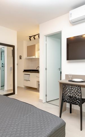 Apartamento para alugar com 27m², 1 quarto e sem vaga Apartamento para alugar com 27m², 1 quarto e sem vagaStudio