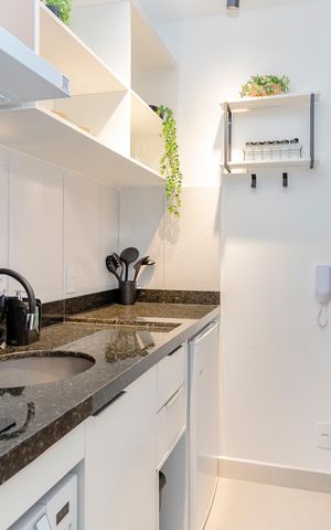Apartamento para alugar com 27m², 1 quarto e sem vaga Apartamento para alugar com 27m², 1 quarto e sem vagaCozinha