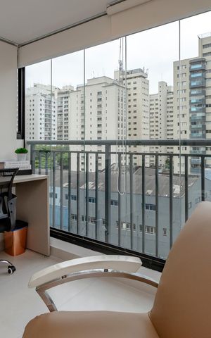 Apartamento para alugar com 27m², 1 quarto e sem vaga Apartamento para alugar com 27m², 1 quarto e sem vagaVaranda