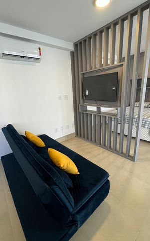 Studio à venda com 37m², 1 quarto e sem vaga Studio à venda com 37m², 1 quarto e sem vagaSala