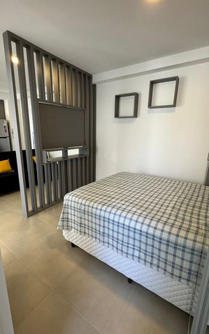 Studio à venda com 37m², 1 quarto e sem vaga Studio à venda com 37m², 1 quarto e sem vagaQuarto
