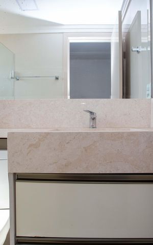 Apartamento à venda com 114m², 3 quartos e 2 vagasBanheiro da Suíte
