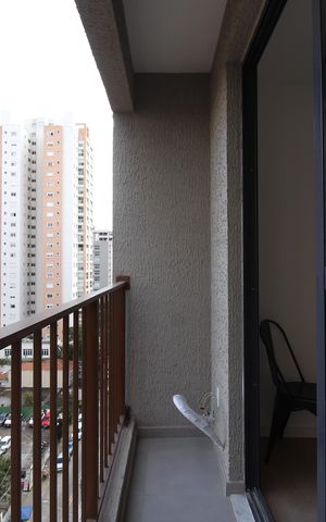 Studio à venda com 25m², 1 quarto e sem vagaVaranda do studio