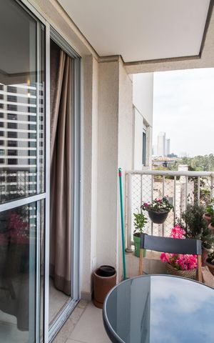 Apartamento à venda com 52m², 1 quarto e 1 vaga Apartamento à venda com 52m², 1 quarto e 1 vagaVaranda da Sala