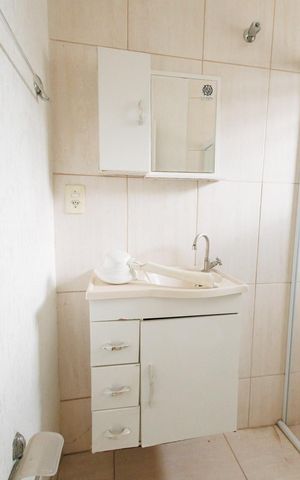 Studio para alugar com 20m², 1 quarto e sem vaga Studio para alugar com 20m², 1 quarto e sem vagaBanheiro
