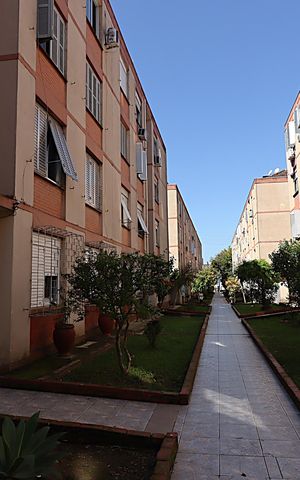 Apartamento para alugar com 60m², 2 quartos e 1 vagaFachada do bloco