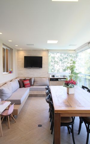 Apartamento à venda com 122m², 3 quartos e 2 vagasVaranda gourmet