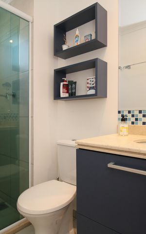 Apartamento à venda com 122m², 3 quartos e 2 vagasBanheiro da Suíte 2
