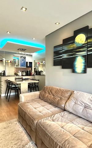 Apartamento à venda com 56m², 2 quartos e 1 vaga Apartamento à venda com 56m², 2 quartos e 1 vagaSala