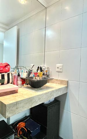 Apartamento à venda com 56m², 2 quartos e 1 vaga Apartamento à venda com 56m², 2 quartos e 1 vagaBanheiro da Suíte