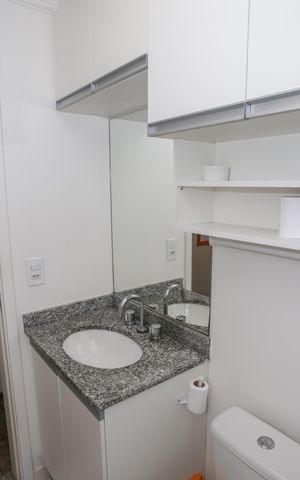 Apartamento à venda com 76m², 2 quartos e 2 vagas Apartamento à venda com 76m², 2 quartos e 2 vagasBanheiro Suíte