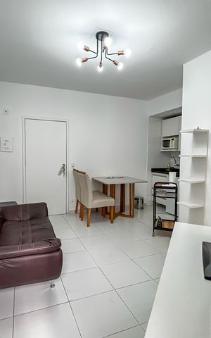 Apartamento para alugar com 28m², 1 quarto e 1 vaga