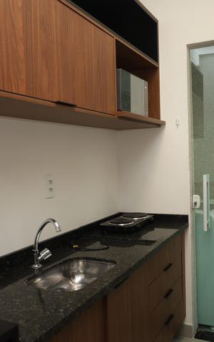 Apartamento à venda com 20m², 1 quarto e sem vagaCozinha do Studio 1