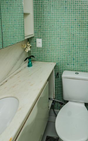 Apartamento à venda com 110m², 3 quartos e 2 vagasBanheiro da Suíte