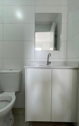 Apartamento para alugar com 29m², 1 quarto e sem vagaBanheiro da Suíte
