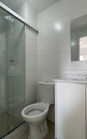 Apartamento para alugar com 29m², 1 quarto e sem vagaBanheiro da Suíte