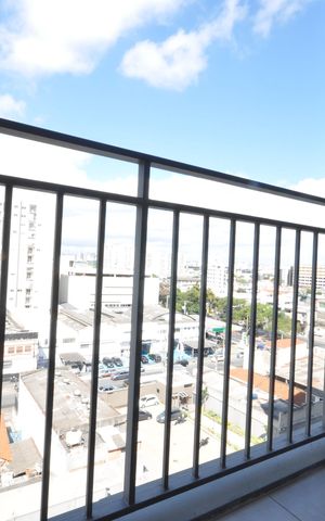 Apartamento à venda com 37m², 2 quartos e 1 vagaSacada da Sala