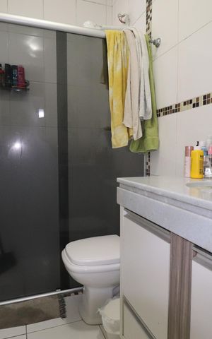 Apartamento à venda com 67m², 2 quartos e 1 vagaBanheiro da Suíte