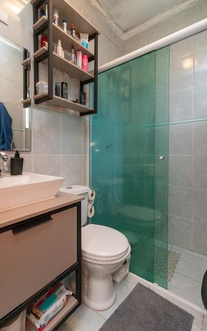 Casa de condomínio à venda com 53m², 3 quartos e 1 vagaBanheiro da Suíte