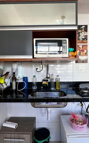 Apartamento à venda com 27m², 1 quarto e sem vaga Apartamento à venda com 27m², 1 quarto e sem vagaCozinha