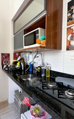 Apartamento à venda com 27m², 1 quarto e sem vaga Apartamento à venda com 27m², 1 quarto e sem vagaCozinha