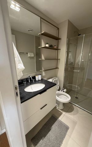 Apartamento à venda com 27m², 1 quarto e 1 vagaBanheiro