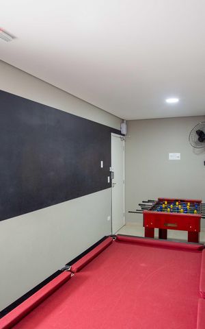 Apartamento à venda com 46m², 2 quartos e 1 vagaÁrea comum - Salão de jogos