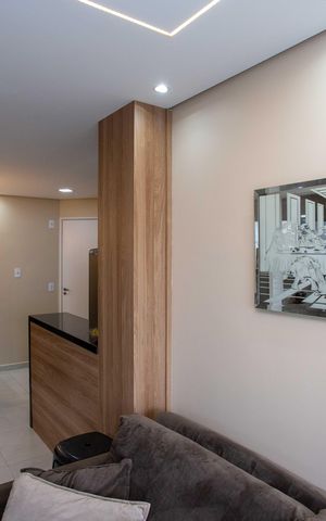 Apartamento à venda com 46m², 2 quartos e 1 vagaSala