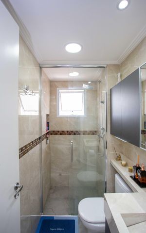 Apartamento à venda com 46m², 2 quartos e 1 vagaBanheiro Social