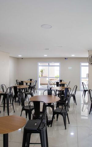 Apartamento à venda com 46m², 2 quartos e 1 vagaÁrea comum - Salão de Festas