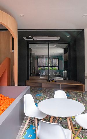 Studio para alugar com 26m², 1 quarto e sem vaga Studio para alugar com 26m², 1 quarto e sem vagaÁrea comum - Brinquedoteca