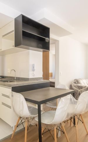 Apartamento à venda com 35m², 1 quarto e sem vaga Apartamento à venda com 35m², 1 quarto e sem vagaSala