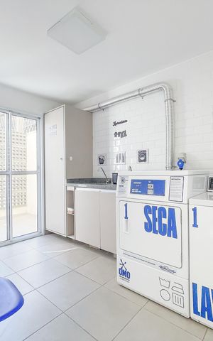 Apartamento à venda com 35m², 1 quarto e sem vaga Apartamento à venda com 35m², 1 quarto e sem vagaLavanderia