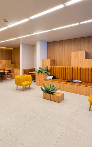 Apartamento à venda com 38m², 1 quarto e 1 vagaÁrea comum - Coworking e Hall Social