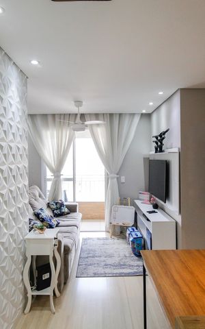 Apartamento à venda com 57m², 2 quartos e 1 vaga Apartamento à venda com 57m², 2 quartos e 1 vagaSala