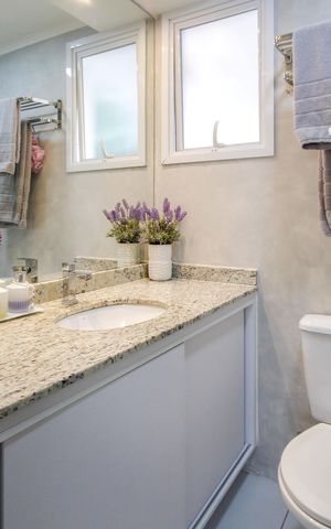 Apartamento à venda com 57m², 2 quartos e 1 vaga Apartamento à venda com 57m², 2 quartos e 1 vagaBanheiro Social